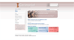Desktop Screenshot of cerimonial.uncisal.edu.br