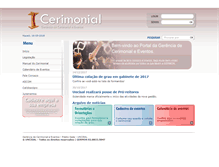 Tablet Screenshot of cerimonial.uncisal.edu.br