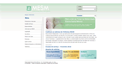 Desktop Screenshot of mesm.uncisal.edu.br