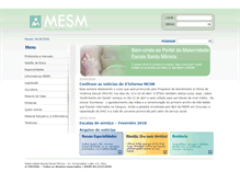 Tablet Screenshot of mesm.uncisal.edu.br