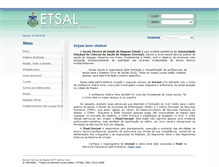 Tablet Screenshot of etsal.uncisal.edu.br