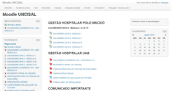 Desktop Screenshot of moodle.uncisal.edu.br